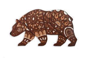 Wooden puzzle Scandi Bear