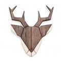 Wooden brooch Deer Brooch