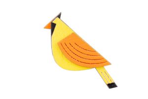 Wooden brooch Sunny Cutebird Brooch