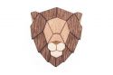 Wooden brooch Lion Brooch