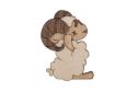Brooch Stubborn Ram 
