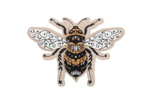 Wooden brooch Bee 