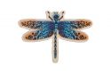 Wooden brooch Dragonfly 