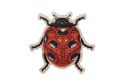 Wooden brooch Ladybird 