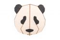 Wooden brooch Panda Brooch