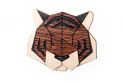 Wooden brooch Tiger Brooch