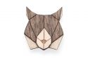 Wooden brooch Lynx Brooch