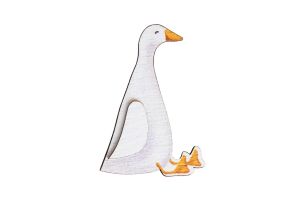 Wooden Brooch – Scandi Goose