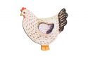 Wooden Brooch – Little Hen