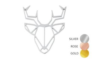 Metal brooch Deer Steel Brooch
