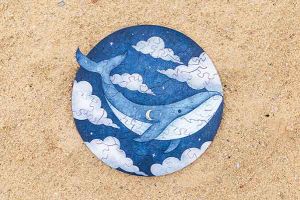 MINI - Wooden Puzzle Whale