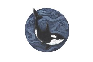 MINI - Wooden Puzzle Orca