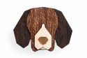 Wooden brooch Beagle Brooch