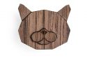 Wooden brooch British Cat Brooch