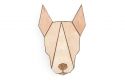 Wooden brooch Bull Terrier Brooch