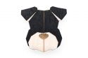 Wooden brooch Schnauzer Brooch