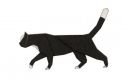Wooden brooch Walking Cat Brooch
