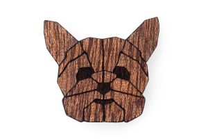 Wooden brooch Yorkshire Brooch