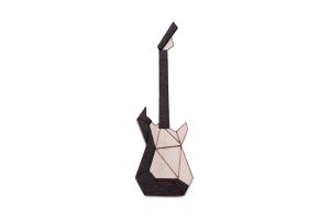 Wooden brooch Electric Quitar Brooch