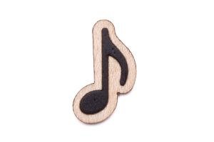 Wooden brooch Tone Brooch