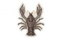 Wooden brooch Cancer Brooch