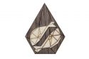 Wooden brooch Pisces Brooch