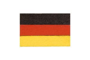 Wooden flag Germany