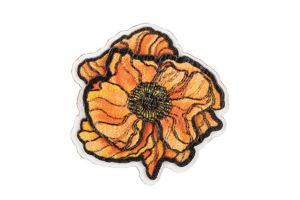 Icelandic Poppy Bloom Brooch