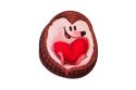Wooden Brooch – Hedgehog in Love