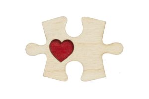 Wooden brooch Puzzle 1 Brooch
