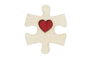 Wooden brooch Puzzle 2 brooch