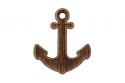 Wooden brooch Anchor 