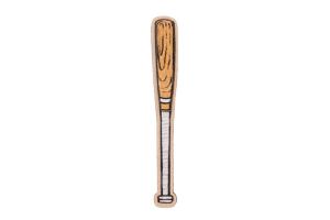 Wooden brooch Baseball bat 