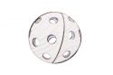 Wooden brooch Florball ball 