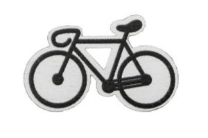 Wooden brooch Road bike 
