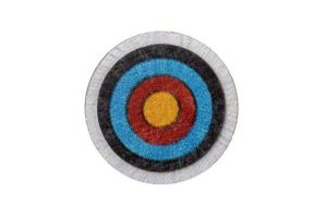 Wooden brooch Target 
