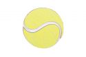Wooden brooch Tennis ball 
