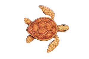 Wooden Brooch – Turtle