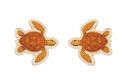 Wooden Earrings Turtle