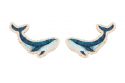 Wooden Earrings Whale