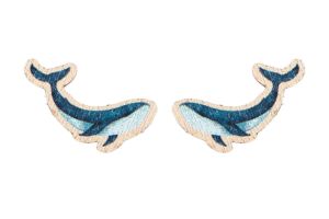 Wooden Earrings Whale