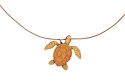 Wooden Pendant Turtle