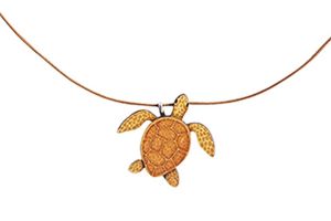Wooden Pendant Turtle