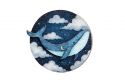 Wooden Magnet Whale