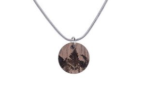 Wooden pendant Bracken Pendant