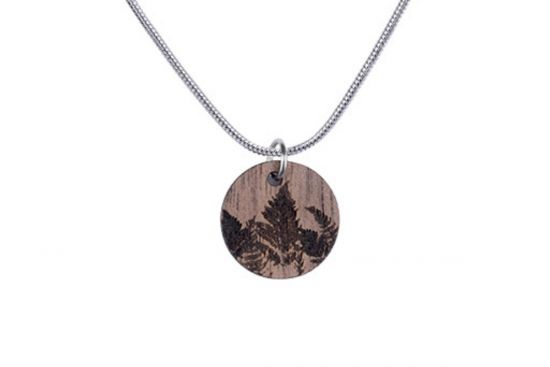 Wooden pendant Bracken Pendant