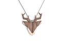 Wooden pendant Deer Pendant