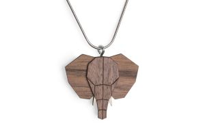 Wooden pendant Elephant Pendant