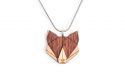 Wooden pendant Fox Pendant