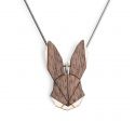 Wooden pendant Hare Pendant
